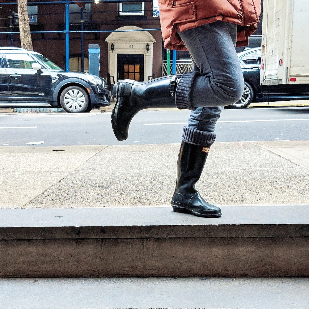 Hunter Original Gloss Boots — SOCKS INCLUDED